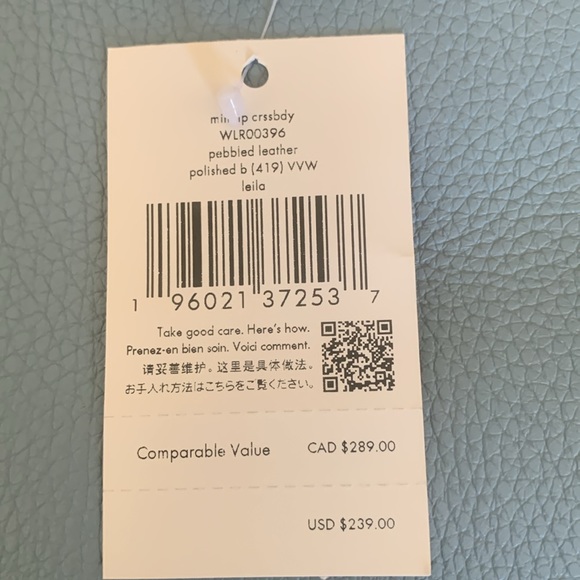 NWT Kate Spade Leila Leather Crossbody - Picture 10 of 11